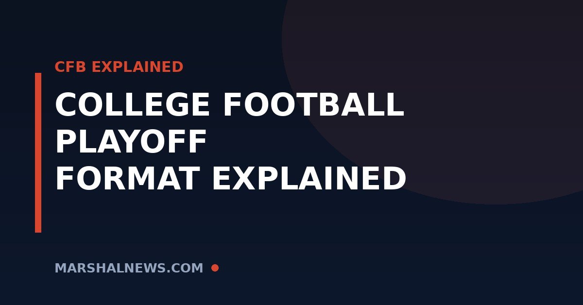 The College Football Playoff Format, Explained (2026 Edition)