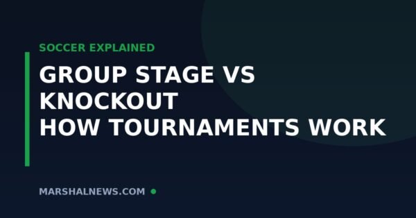Group Stage vs Knockout: How Tournament Soccer Actually Works