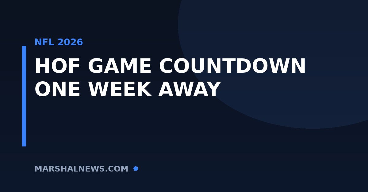 Hall of Fame Game Countdown: Panthers vs Cardinals in One Week