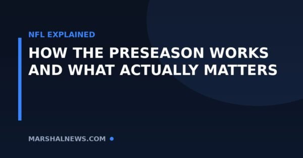How the NFL Preseason Works: Games, Roster Battles & What Actually Matters