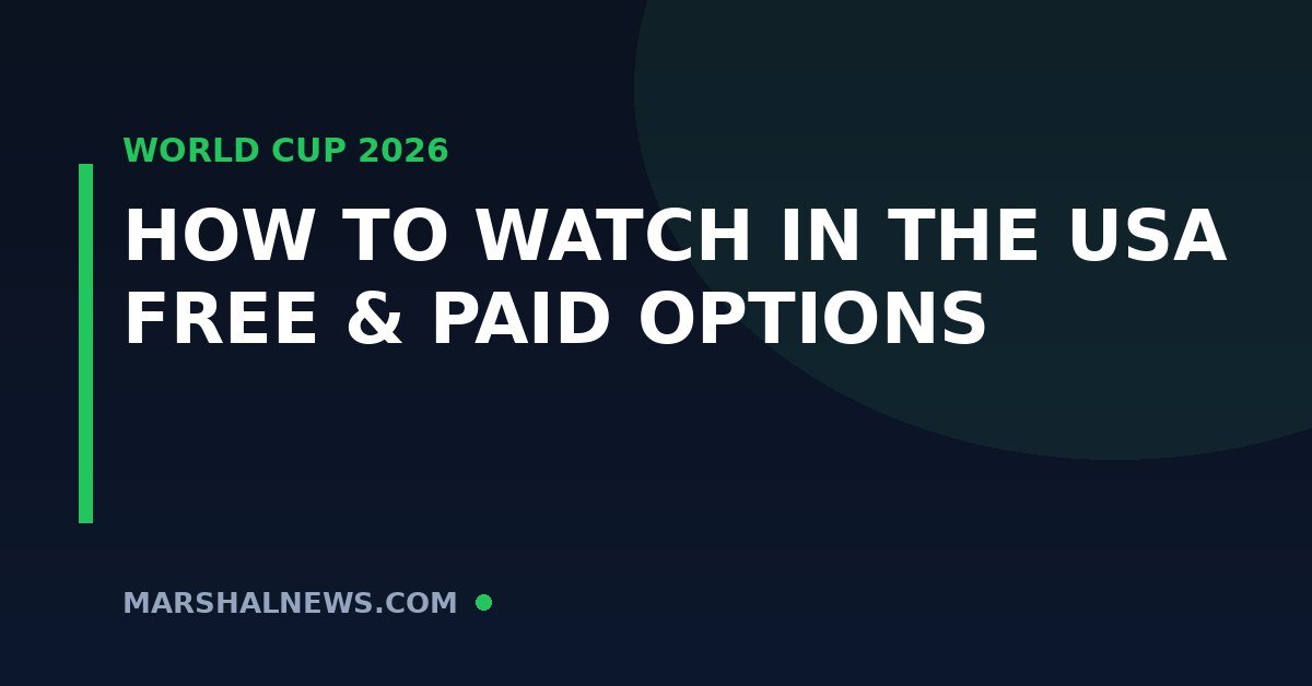 How to Watch the 2026 World Cup Knockout Rounds in the USA: Free & Paid Options