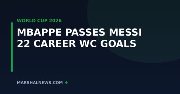 Mbappe Passes Messi: 22 Career World Cup Goals Makes Him the All-Time Leader