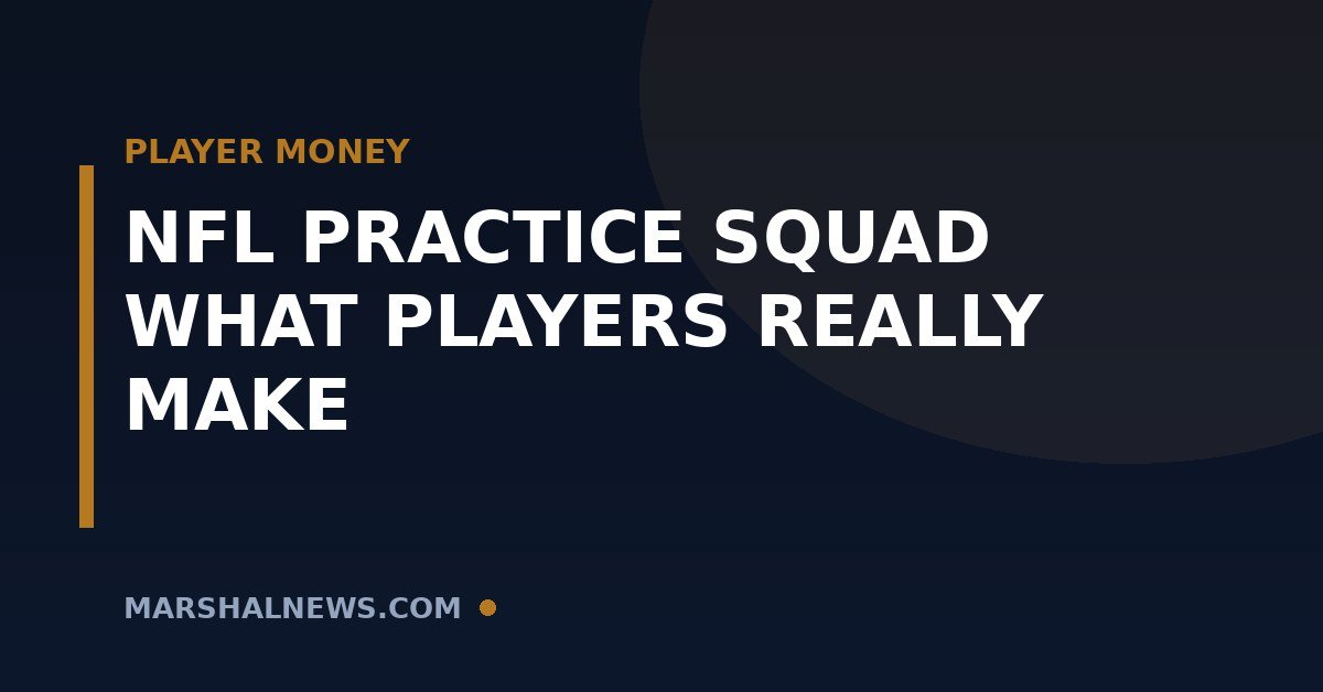 NFL Practice Squad Salaries in 2026: What Players Really Make