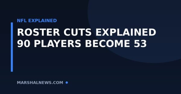 NFL Roster Cuts Explained: How 90 Players Become 53