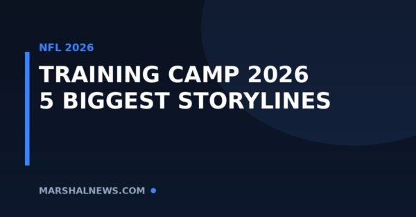 NFL Training Camp 2026: The 5 Biggest Storylines as Camps Open This Week