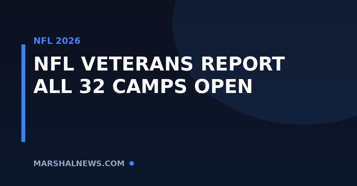 NFL Veterans Report This Week: What to Watch as All 32 Teams Open Camp